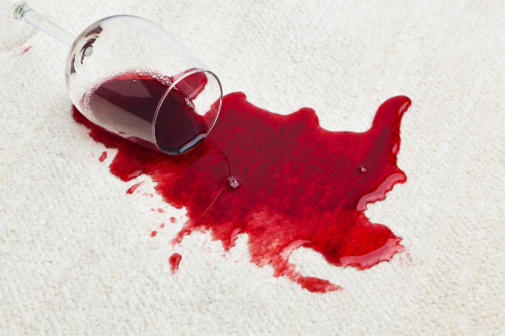 Mancha de Vinho em Carpete