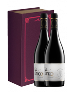 Kit 2 Vinhos El Único Gran Reserva Pinot Noir + Caixa Livro Luxo Roxa