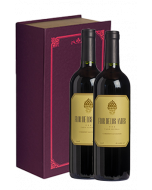 Kit 2 Vinhos Flor de Los Andes Cabernet Sauvignon + Caixa Livro Luxo