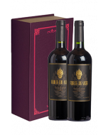 Kit 2 Vinhos Flor de Los Andes Reserva + Caixa Livro Luxo