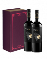 Kit 2 Vinhos Único Blend de Tintas + Caixa Livro Luxo