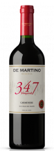 Garrafa de Vinho De Martino Carménère Reserva 347 Vineyards 2016