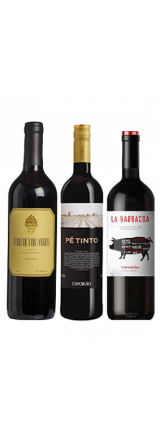 Kit 3 Vinhos Tintos Bons e Baratos