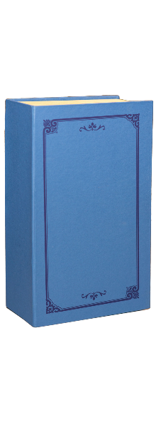 Embalagem Presente Luxo Caixa Livro 2 Garrafas Azul